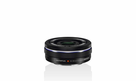 Picture of Olympus 14-42mm f3.5-5.6 EZ Interchangeable Lens for Olympus/Panasonic Micro 4/3 Digital Camera (Black) - International Version (No Warranty)