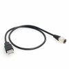 Picture of SZRMCC USB to Hirose 4 pin Male Power Cable for Zoom F4 F8 Sound Devices 633 644 688 Recorders (1m)