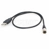 Picture of SZRMCC USB to Hirose 4 pin Male Power Cable for Zoom F4 F8 Sound Devices 633 644 688 Recorders (1m)