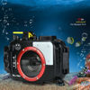 Picture of Sea Frogs 195FT/60M Underwater Camera Waterproof Diving housing for Olympus TG-4 Black (Housing + Red Filter)