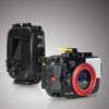 Picture of Sea Frogs 195FT/60M Underwater Camera Waterproof Diving housing for Olympus TG-4 Black (Housing + Red Filter)