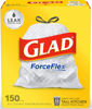 Picture of Glad Drawstring Tall Kitchen Trash Bags, 150 Count