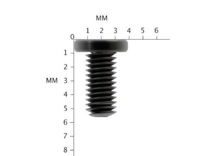 Picture of LaptopScrewsDirect 24 Pack of M2 x 5mm Laptop Screws Screw Pack Black Zinc Schrauben Vite Tornillo Dell Hp Asus IBM Toshiba