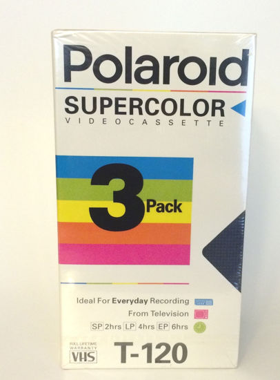 Picture of Polaroid Supercolor Videocassette 3 Pack