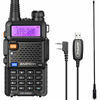 Picture of BaoFeng UV-5R High Power 1800mAh Tri-Power Portable 2M/70CM Two-Way Radio with ABBREE PL2303 Programming Cable+771 Antenna