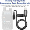 Picture of BaoFeng UV-5R High Power 1800mAh Tri-Power Portable 2M/70CM Two-Way Radio with ABBREE PL2303 Programming Cable+771 Antenna