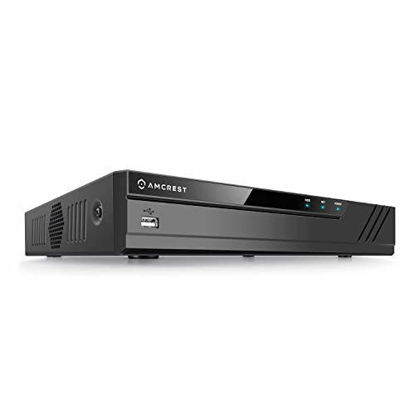 Picture of Amcrest NV4108E-HS 4K 8CH POE NVR (1080p/3MP/4MP/5MP/6MP/8MP/4K) POE Network Video Recorder - Supports up to 8 x 8MP/4K IP Cameras, 8-Channel PoE Supports up to 6TB HDD (Not Included) (Renewed)