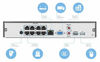 Picture of Amcrest NV4108E-HS 4K 8CH POE NVR (1080p/3MP/4MP/5MP/6MP/8MP/4K) POE Network Video Recorder - Supports up to 8 x 8MP/4K IP Cameras, 8-Channel PoE Supports up to 6TB HDD (Not Included) (Renewed)