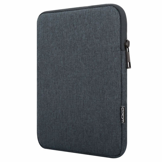 Picture of MoKo 7-8 Inch Tablet Sleeve Bag, Polyester Pouch Cover Case Fits iPad Mini (6th Gen) 8.3" 2021, iPad Mini 5/4/3/2/1, Samsung Galaxy Tab S2 8.0, Tab A 8.0, ZenPad Z8s 7.9, Space Gray