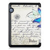 Picture of kwmobile Case for Amazon Kindle Voyage - Book Style PU Leather Protective e-Reader Cover Folio Case - Blue Mint Beige