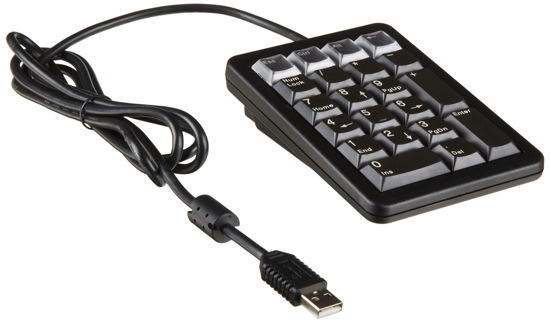 Picture of Cherry Ultraslim Programmable Keypad, Black - 26 Keys - G84-4700LUCUS-2