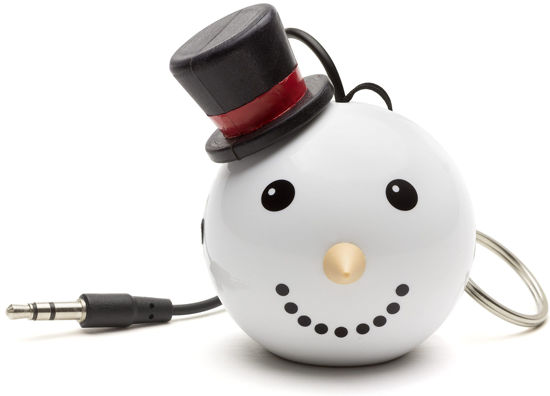 Picture of KitSound 3.5mm Mini Buddy Universal Speaker for Smartphone/Tablet/MP3 Device - Snowman