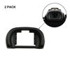 Picture of HomyWord 2 PCS Eyecup Viewfinder Eyepiece/Eye Cup/Fits for Sony A7, A7 II,A7S, A7S II,A7R, A7R II, A58, A57, A65 Digital Cameras, Replace Sony FDA-11