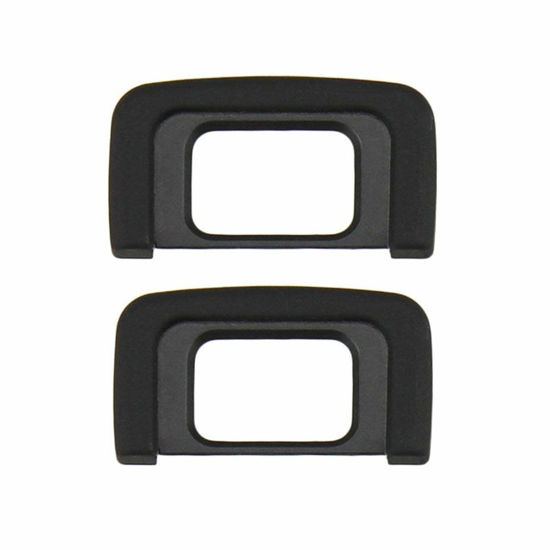 Picture of HomyWord 2 Pack DK-25 Black Eyecup Eyepiece/Eye Cup/Viewfinder for Nikon D5600, D5500, D5400, D5300, D5200, D5100, D5000, D3400, D3300, D3200, D3100, D3000, Replaces Nikon DK-25 Eyepiece