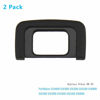 Picture of HomyWord 2 Pack DK-25 Black Eyecup Eyepiece/Eye Cup/Viewfinder for Nikon D5600, D5500, D5400, D5300, D5200, D5100, D5000, D3400, D3300, D3200, D3100, D3000, Replaces Nikon DK-25 Eyepiece