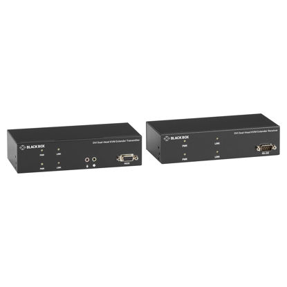 Picture of Black Box KVXLCF-200 KVM Extender - 3 Computer(s) - 3 Local User(s) - 98425.20 ft Range - 1920 x 1200 Maximum Video Resolution - 5 x USB - 6 x DVI - TAA Compliant