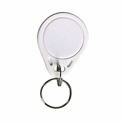 Picture of EnchanTech - NFC Tags - NTAG215 Forum 2 Tags - Writable Keychains - Pack of 10 (White)