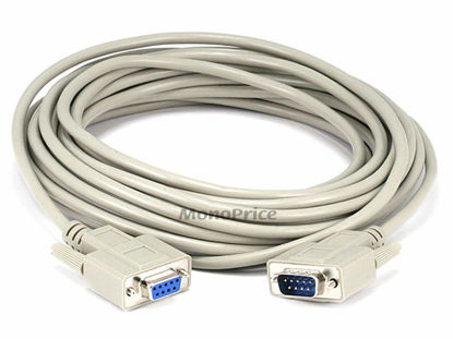 Picture of Monoprice 25ft DB 9 M/F Molded Cable