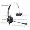 Picture of Office Monaural Headset with Microphne RJ9 Plug for Cisco IP Phones 794X 796X 797X 69XX Series and 8811,8841,8851,8861,8941,8945,8961,9951,9971 etc