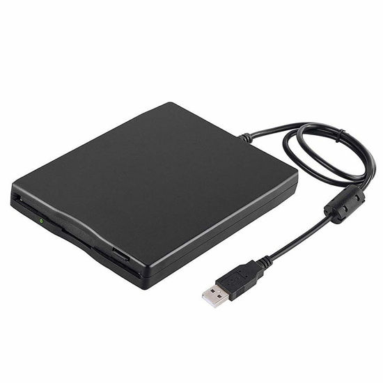 Picture of PENCHEN USB External Floppy Disk Drive Portable 3.5 inch Floppy Disk Drive USB Interface Plug and Play Low Noise for PC Laptop Black