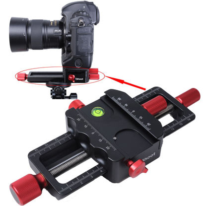 Picture of Universal All Metal 150mm Macro Focusing Rail Slider Close-up Shooting Head Camera Support Bracket Holder With Arca-Swiss Fit Clamp and Quick Release Plate in Bottom for Tripod Ballhead