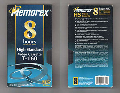 Picture of Memorex Single Pack VHS HGT T-160 8 Hr. Video Cassette