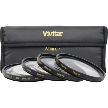 Picture of Vivitar Series 1 1 2 4 10 Close-Up Macro Filter Set w/Pouch (77mm)