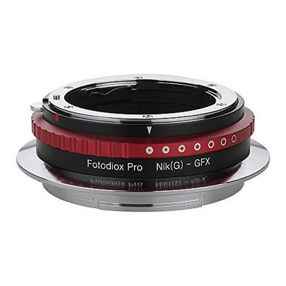 Picture of Fotodiox Pro Lens Mount Adapter Nikon Nikkor F Mount G-Type D/SLR Lens to G-Mount GFX Mirrorless Camera