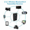 Picture of Bluetooth 5.0 Transmitter and Receiver with LCD Display, Portable Visual Bluetooth Adapter, Wireless Bluetooth Adapter, Suitable for PC, TV, Audio Equipment, Speakers, Earphones and Cars.