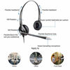 Picture of Binaural Noise Canceling Call Center/Office Headset & HIS Cable for Avaya IP 1608, 1616, 9601, 9608,9611G, 9620, 9621, 9630, 9631, 9640, 9641, 9650, 9670 J139, J169 and J179 Phones