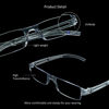 Picture of LifeArt 4 Pairs Reading Glasses, Blue Light Blocking Glasses, Computer Reading Glasses for Women and Men, Fashion Rectangle Eyewear Frame(4 Clear, +2.00 Magnification)