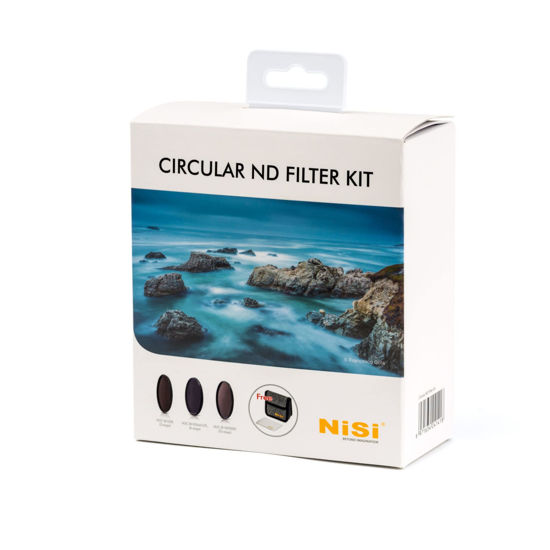 Picture of NiSi 67mm Circular ND Filter Kit | Includes ND8 (3 Stop), ND64+CPL (6 Stop), and ND1000 (10 Stop) Filters | Long-Exposure and Landscape Photography