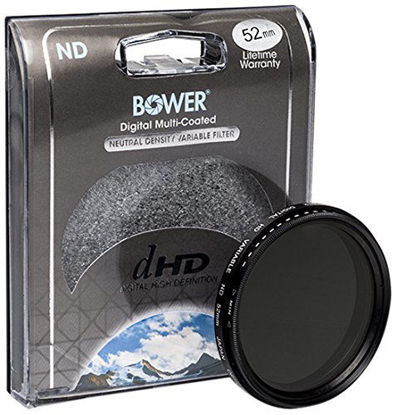 Picture of Bower FN52 Variable Neutral Density Filter 52 mm (Black)