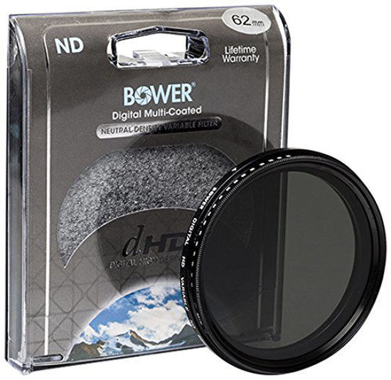 Picture of Bower FN62 Variable Neutral Density Filter 62 mm (Black)