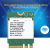 Picture of Bluetooth WiFi Card, 2.4G 150Mbps Wireless WiFi Card with NGFF M2 Slot, Support Wireless Protocol 802.11 B/ G/ N, Suitable for Most PC / Laptops