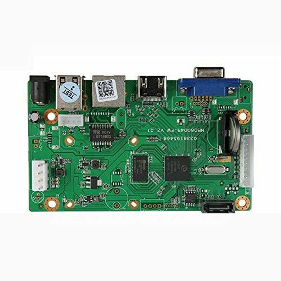 Picture of Quanmin 9CH/8CH 5MP ONVIF H.265/H.264 CCTV NVR Board 1080P Security NVR Module Network Digital Video Recorder mainboard Max Support 8TB SATA HDD XMEYE CMS with SATA Cable P2P Cloud Mobile Monitoring