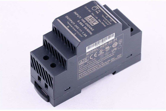 Picture of Ultra Slim Step-Shape 2SU DIN Rail Power Supply, 24V 1.5A 36W