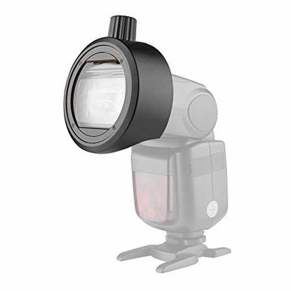 Picture of Godox S-R1 On-Camera Flash Speedlite Round Shape Adapter Ring Mount