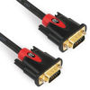 Picture of VGA Cable 30Feet,SHD VGA to VGA Monitor Cable HD15 SVGA for PC Laptop TV Projector Black and Red Color