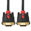 Picture of VGA Cable 30Feet,SHD VGA to VGA Monitor Cable HD15 SVGA for PC Laptop TV Projector Black and Red Color