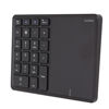 Picture of Bluetooth Number Pad for Laptop, 2 in 1 Wireless Number Pad with Touchpad 22 Keys BT4.2 2.4G Type C Charging 500mAh Battery Numeric Keypad(Black)