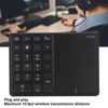 Picture of Bluetooth Number Pad for Laptop, 2 in 1 Wireless Number Pad with Touchpad 22 Keys BT4.2 2.4G Type C Charging 500mAh Battery Numeric Keypad(Black)