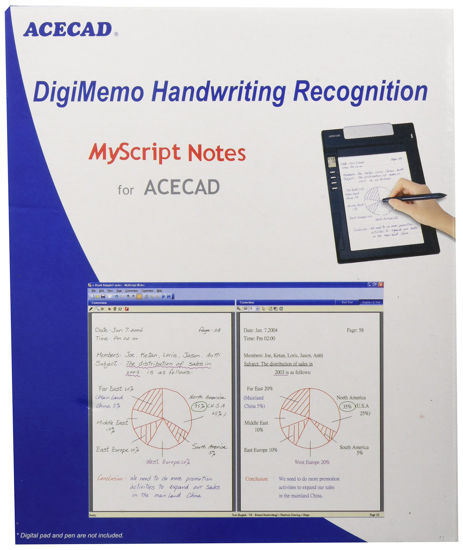 Picture of DigiMemo Handwriting Recognition Software