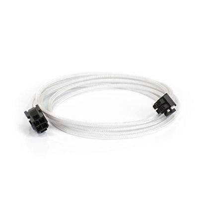 Picture of Phanteks 4 Pin M/B Premium Sleeved Extension Cable 19.68" Length, White(PH-CB4P_WT)