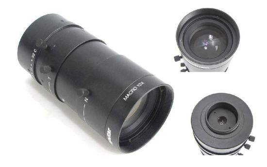 Picture of Computar MLH-10X 1/2" 13-130mm (10X) F5.6 Manual Zoom, Focus & Iris Close-up C-Mount Lens