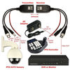 Picture of BNC to RJ45 CAT5 Video +Data +Power Balun Connector for CCTV PTZ Camera 2 Pairs