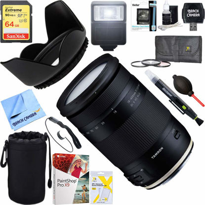 Picture of Tamron (AFB028C-700) 18-400mm f/3.5-6.3 Di II VC HLD All-in-One Zoom Lens for Canon Mount + 64GB Ultimate Filter & Flash Photography Bundle