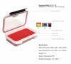 Picture of Elephant Cases CF Card Case XQD Card Case ELCF-18TR Transparent w/Red Foam Waterproof IP67, Dust-Proof, CF Memory Card Case Fits 18 Compact Flash/XQD and 4 SD Cards