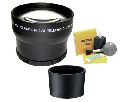 Picture of 2.2X High Definition Super Telephoto Lens. (Includes Lens/Filter Adapter) Fits The Canon PowerShot SX530 HS