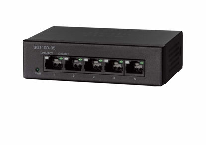 Picture of Cisco SG110D-05 5-Port Gigabit Desktop Switch